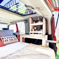 Kit de meubles multifonctionnels en bois pour camping-car, 3 configurations distinctes, lit pour camping-car