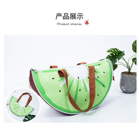 Sac fourre-tout de plage Portable en forme de pastèque, sac de pique-nique isotherme à la mode, vente en gros