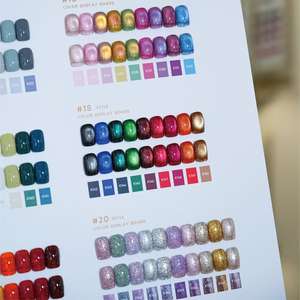 ZRKGEL - Tabla de Exhibición de Esmaltes de Uñas Personalizada con 188 Colores, Suministros Profesionales para Salón de Uñas, con Base de <span class=keywords><strong>Gel</strong></span> UV y Capa Superior sin TPO ni HEMA - Product Image 4
