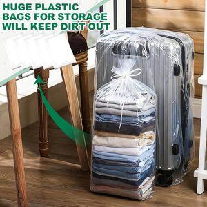 40 Pcs Clear Plastic Bags 30x40 Inches Lightweight PE Storage Bags for Bedding Clothing Organizer - Product Image 6