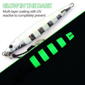 MOOKZZ giappone in metallo fuso cucchiaio per Jig 30/40/60/80/100g di lancio a terra pesce Jigging <span class=keywords><strong>pesca</strong></span> <span class=keywords><strong>spigola</strong></span> esca artificiale - Product Image 4