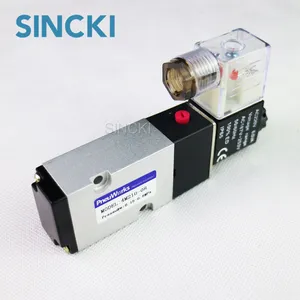 4M Serie 2 posición 5 Puerto válvula de solenoide de 4M210-08