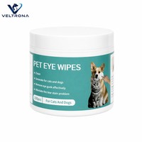 Lingettes pour les yeux des animaux de compagnie, 100 pièces, douces, non tissées, formule douce, lingettes nettoyantes pour les taches de larmes, pour chats