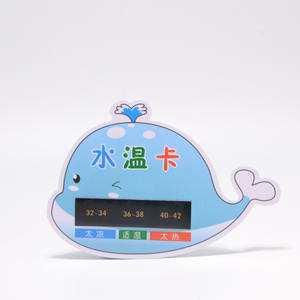 HTM138 Factory Direct bebê banho tubo com termômetro água temperatura teste cartão doméstico Cartoon termômetro adesivo - Product Image 3