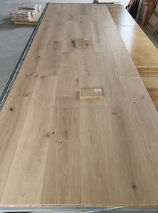Parquet en chêne européen à chevrons, finition brossée, laqué UV, huilé, profil T&G, pour décoration intérieure de luxe - Product Image 4
