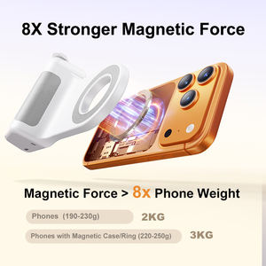 ที่จับกล้องโทรศัพท์แบบแม่เหล็ก แหล่งกำเนิดแสงเสริม รีโมทชัตเตอร์ไร้สาย ตัวสลับโหมดซูมสำหรับ Android - Product Image 3