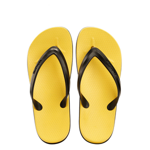 Sandal pria, grosir dan eceran Musim Panas pria dalam ruangan dan luar ruangan anti-selip warna bergaris cocok sandal jepit santai pantai - Product Image 1