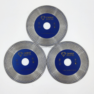 Oem không phát ra tia lửa 5 "125mm thiêu kết <span class=keywords><strong>25mm</strong></span> Kim Cương phân khúc đôi kích thước thông tư lưỡi cưa cắt mài đĩa cho gạch đá cẩm thạch - Product Image 6
