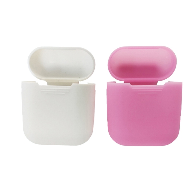 Customized  Soft Silicone Case for Earphones Protective Cover With Hook  Rubber Earphone Case