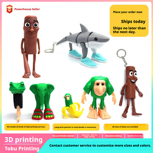 Figurines <span class=keywords><strong>de</strong></span> requins Tungtungsahur et Tralalo imprimées en 3D - Modèles les plus vendus avec des bras articulés. - Product Image 1