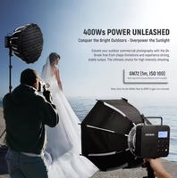 NEEWER Q4 400Ws 2.4G TTL Lumière de Flash de Studio d'Extérieur Stroboscope Photo avec Sac de Transport