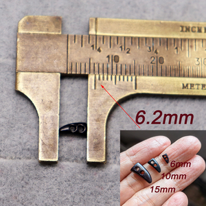 Botones de Resina Ultra Mini de 6mm con Forma de Cuerno, Botones Pequeños de 2 Agujeros para Ropa de Muñecas OB11 Blythe, Accesorios de Costura - Product Image 4