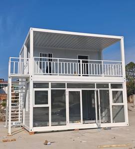 Casa Container Pieghevole su Misura, Edificio Prefabbricato Portatile ad Alta Resistenza per <span class=keywords><strong>Progetti</strong></span> di Costruzione Temporanea - Product Image 1