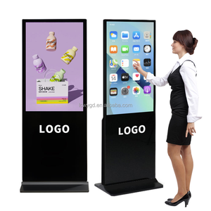 Écran publicitaire numérique d'intérieur de 65 pouces, lecteur d'affiches numériques, écran LCD LED HD, signalisation numérique, TV verticale sur pied, tactile, pour magasin de détail - Product Image 2