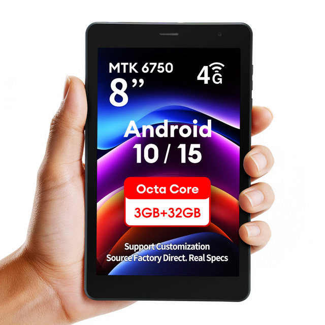 4G LTE 8" Android 10/ 15 Smart Tablet PC 4G With SIM Card Slot High Quality Personal & Home 8 Inch Tablet PC