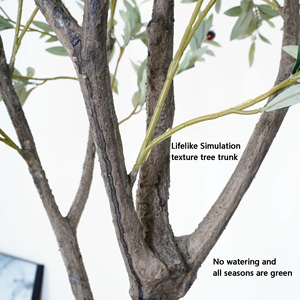 Gần tự nhiên nhỏ 1 mét 6 feet 6ft lớn giả cây nhân tạo ngoài trời 9 feet 8 ft 2.1m 2m lớn chậu Cây Ô Liu giả - Product Image 3