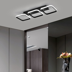 Cổ Trần hình chữ nhật đèn cho phòng khách nhà hàng Acrylic chiếu sáng hiện đại LED Đèn trần - Product Image 4