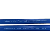 Câble de pompe submersible, câble flexible pour pompe de puits profond, conducteur en cuivre isolé PVC, 450/750V