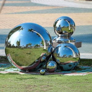 Adornos modernos SS201 SS304 SS316 Mirror Polish Bolas de observación de acero inoxidable - Product Image 2