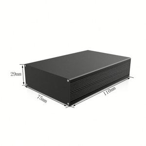 EBM IP54 Whole Body Electrical Power Controller Housing Customization Cutout Holes Aluminum Extrusion Electronic Junction Box - Product Image 1