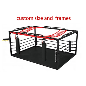 <span class=keywords><strong>Ring</strong></span> <span class=keywords><strong>de</strong></span> <span class=keywords><strong>boxe</strong></span> portable en cuir pour enfants, avec protection d'angle, pour MMA Octogone, 6m 7x7, en promotion au Pakistan - Product Image 4