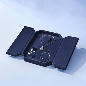 Custom Jewelry box ring necklace earring bracelet, <b>storage</b> box jewelry set gift box packaging box - Product Image 1