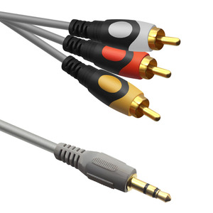 Auto-audio <span class=keywords><strong>RCA</strong></span>-kabel 3,5 mm naar <span class=keywords><strong>RCA</strong></span> AV-camcorder videokabel stereo audio <span class=keywords><strong>video</strong></span> 3,5 mm mannelijk naar 3RCA mannelijk kabel - Product Image 4