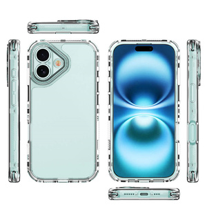 Coque de téléphone transparente antichute 3-en-1 à quatre coins pour <span class=keywords><strong>Xiaomi</strong></span> 15 14 14T 13T Pro Poco F7 X6 X7 Pro C61 C75 – Vente en gros – Effet fumé - Product Image 6