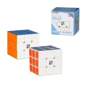 YJ GuanLong mainan asah otak Puzzle kubus profesional, kubus ajaib 3x3x3 V4 untuk hadiah edukasi anak-anak