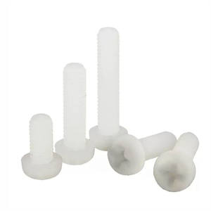 Tornillos de Máquina de Cabeza Cruzada Phillips de Microplástico PA66 DIN 7985, Tornillos de Nylon M2 M2.5 M3 X 6mm 8mm 10mm 25mm - Product Image 1