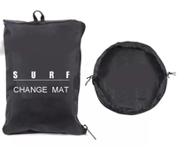 Conception populaire Nylon tissu stockage humide sac sec 2 en 1 étanche Portable combinaison changement surf tapis pour surfeur nageur plongeur