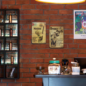 Letrero Metálico de Pared con Receta de Cóctel <span class=keywords><strong>Cuba</strong></span> Mojito, Decoración para el Hogar, <span class=keywords><strong>Bar</strong></span>, Pub, Cocina - Product Image 3