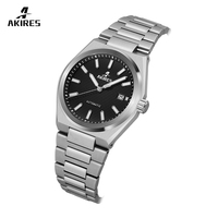 Montre Automatique Homme Suisse de Luxe Tendance Étanche 10 Bars Cadran Poli NH35 Marque Personnalisable