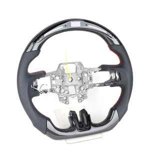 Volante de Fibra de Carbono LED para <span class=keywords><strong>Ford</strong></span> Mustang Ecoboost Gt <span class=keywords><strong>Shelby</strong></span> 2018 2019 2020 2021 2022 2023, Disponible en EE. UU. - Product Image 2