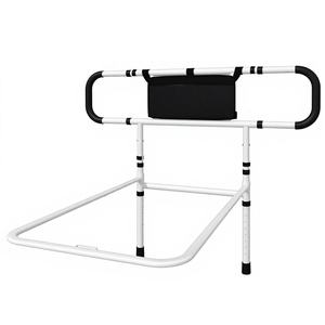 Barrière de lit pliable portable en acier inoxydable certifiée CE, personnalisable, pour la maison, les voyages, la rééducation et la protection du bébé - Product Image 1