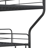 Lit superposé en acier traditionnel robuste et écologique pour immeuble de bureaux ou dortoir