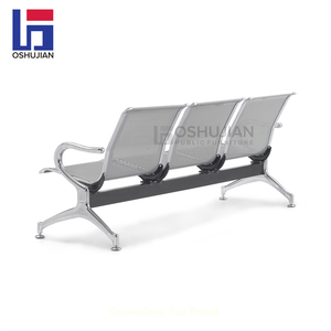 Chaise d'attente en métal pour aéroport, salle d'attente d'<span class=keywords><strong>hôpital</strong></span>, espace public, trois places, modèle SJ820 - Product Image 2