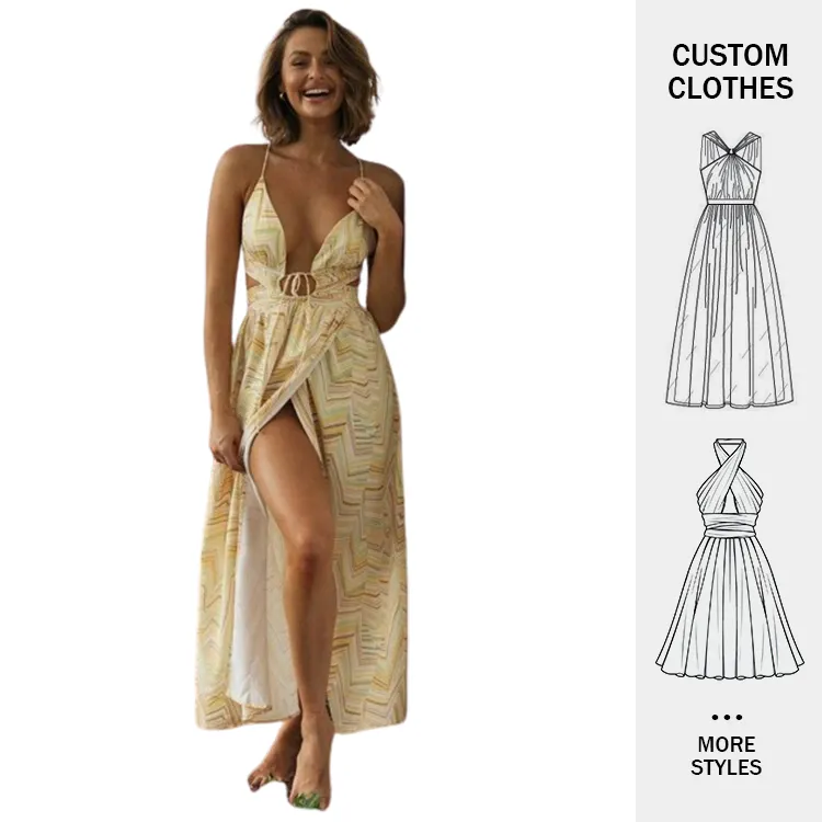 2022 moda yaz Vestidos katı ruffled elbise yaz Boho Midi seksi rahat Beachwear Resort elbise artı boyutu kadın giyim