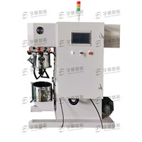 Mélangeur Industriel à Double Planète Sous Vide YuShun 10L, Petites Séries, Moteur AC, Chauffage et Refroidissement par Engrenages, Revêtement ECTFE