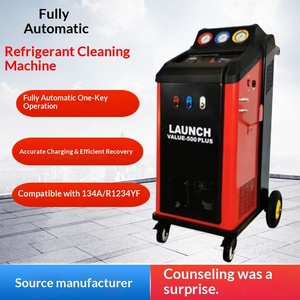 Máquina de Recuperación y Llenado de Refrigerante Totalmente Automática <span class=keywords><strong>500PLUS</strong></span> y 300PLUS para Limpieza de Tuberías de Aire Acondicionado Automotriz - Product Image 3