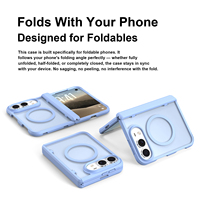 Étui pour iPhone Duo, coque de téléphone portable en PC rigide magnétique et TPU pour iPhone Duo avec protection de charnière pliable LM002