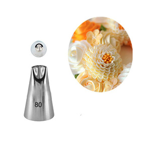 Chrysanthemum Piping Tip No 80 304 Stainless Steel For Butter Cake Decorating Reusable Flower Shape Baking Tool - Product Image 3