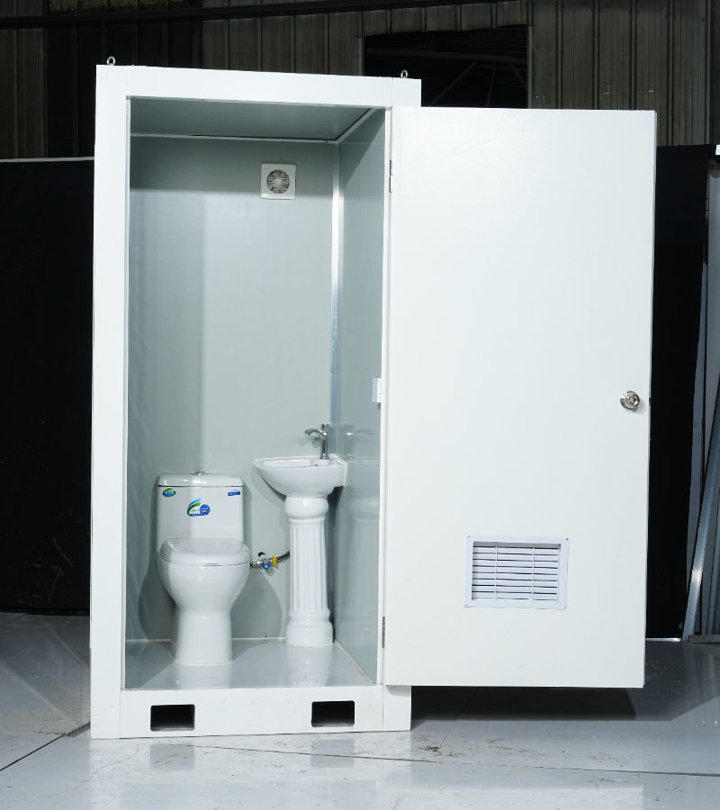 Portable Toilet  Prefab Container Toilet with Sink and Toilet for Outdoor Events Construction Sites Easy Install for Use - Image 2