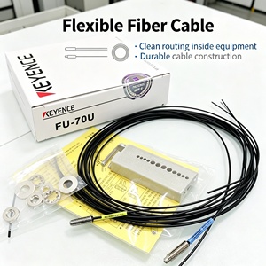 ชุดเซ็นเซอร์ไฟเบอร์พลาสติก Fu-70u แบบลำแสงทะลุ ตัดได้โดยไม่ต้องใช้เครื่องมือ สำหรับระบบควบคุมอุตสาหกรรม - Product Image 1
