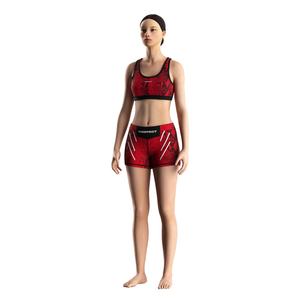 Shorts de compression Vale Tudo pour femmes, coutures renforcées, respirants, antidérapants, idéaux pour le BJJ et la gym - Product Image 2