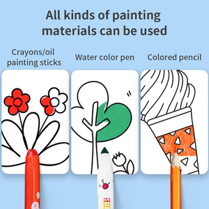 Zhorya OEM 3M 색칠 어린이 그리기 롤 종이 롤 벽 예술 아이들을 채우기 컬러 페인팅 스크롤 아이 선물 - Product Image 3