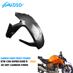 AKOSO Carénage avant de moto en fibre de carbone sèche 3K véritable pré-imprégnée autoclavée pour KTM 1390 Super Duke R 2024 2025 2026+ - Product Image 1