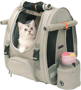 Wholesale Portable Pet <b>Backpack</b> Outdoor Travel Carrier Bag For <b>Cat</b> And Dog With Large Capacity Breathable Adventure Pet <b>Backpack</b> - Product Image 1