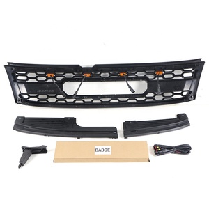Accesorios Exteriores para Automóviles Todoterreno, Parrilla Delantera Negra ABS, Parrilla LED para Automóvil, Compatible con PATROL Y61 2005-2020 - Product Image 4