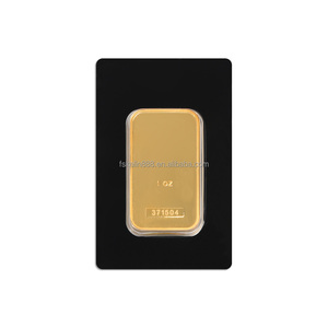 Confezione Blister Personalizzata Non Magnetica per Lingotto d'Oro da <span class=keywords><strong>1</strong></span> oz, Barra Placcata in Oro da <span class=keywords><strong>1</strong></span> Oncia con Numerazione Diversificata - Product Image 5